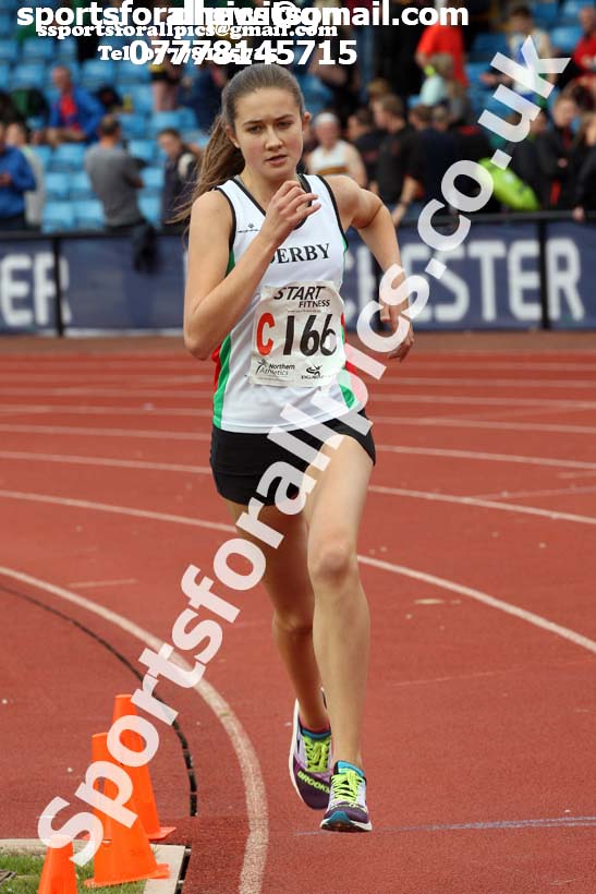 Womens under-17s 3 stage relay, Northern Senior 6 and 4 and Junior Stage Road Relays, SportsCity, Manchester. Photo:  David T. Hewitson/Sports for All Pics